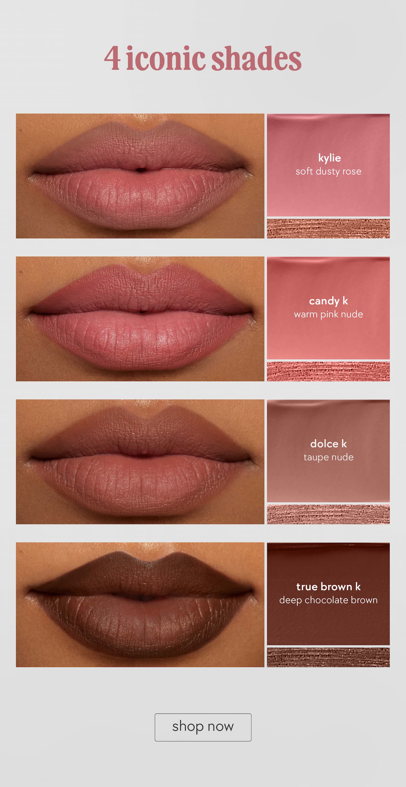4 iconic shades