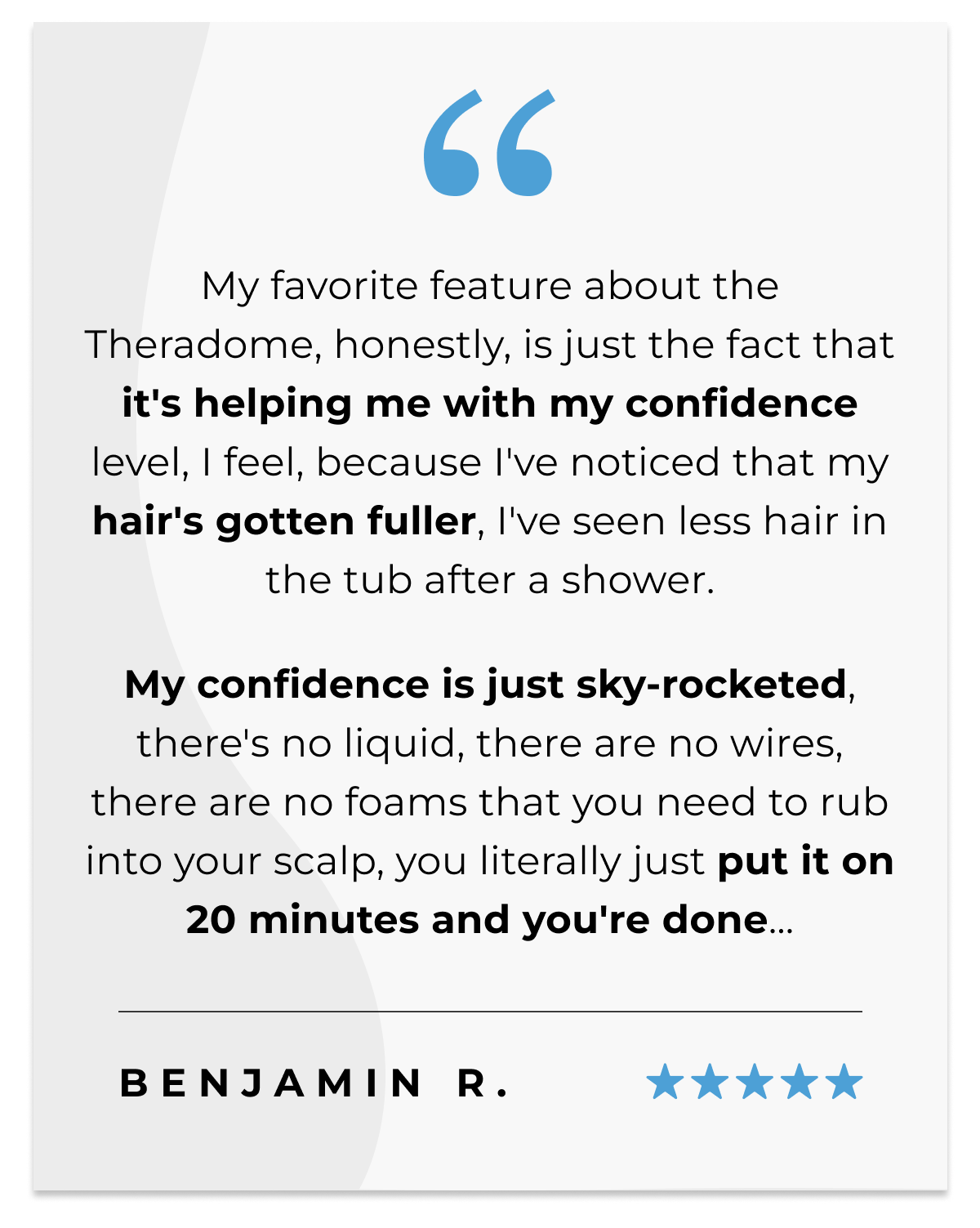 Benjamin's Theradome Review