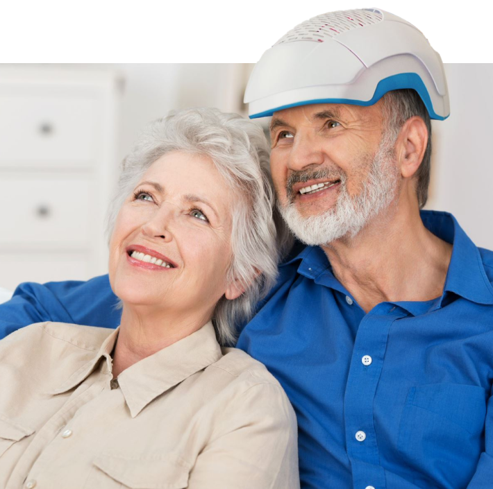 Man wearing the Theradome EVO