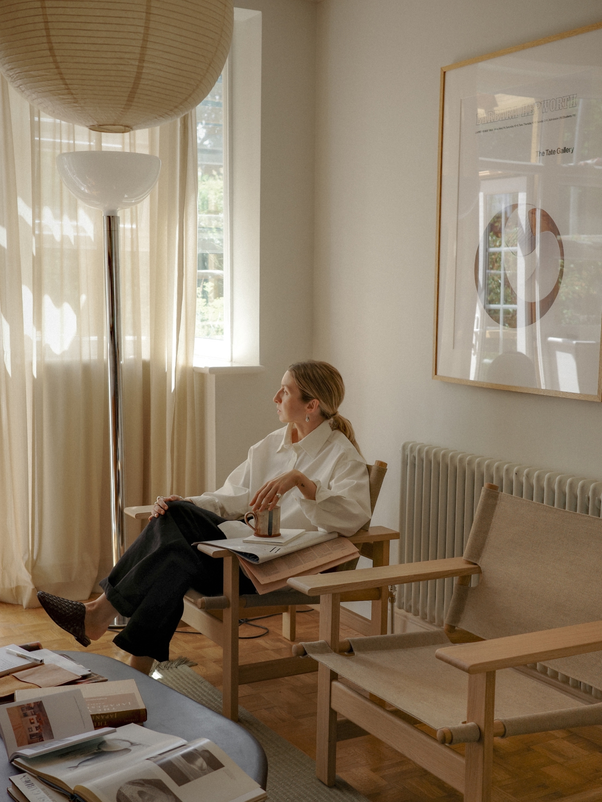 Fredericia Canvas chair in Brittany Bathgate's home