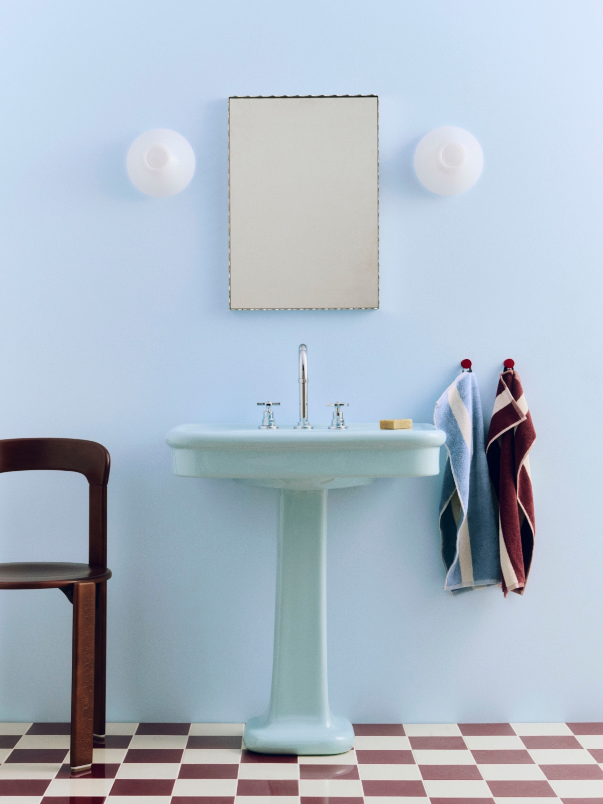 HAY Stripe hand towel