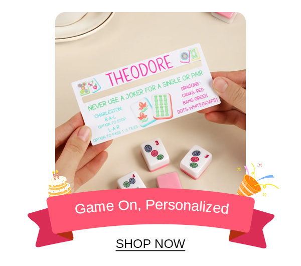 Game On, Personalized