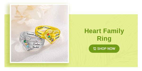 Heart Family Ring