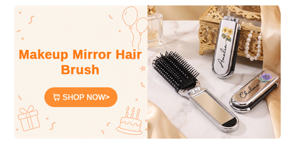 Makeup Mirror Hair Brush