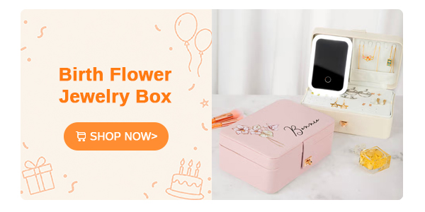 Birth Flower Jewelry Box
