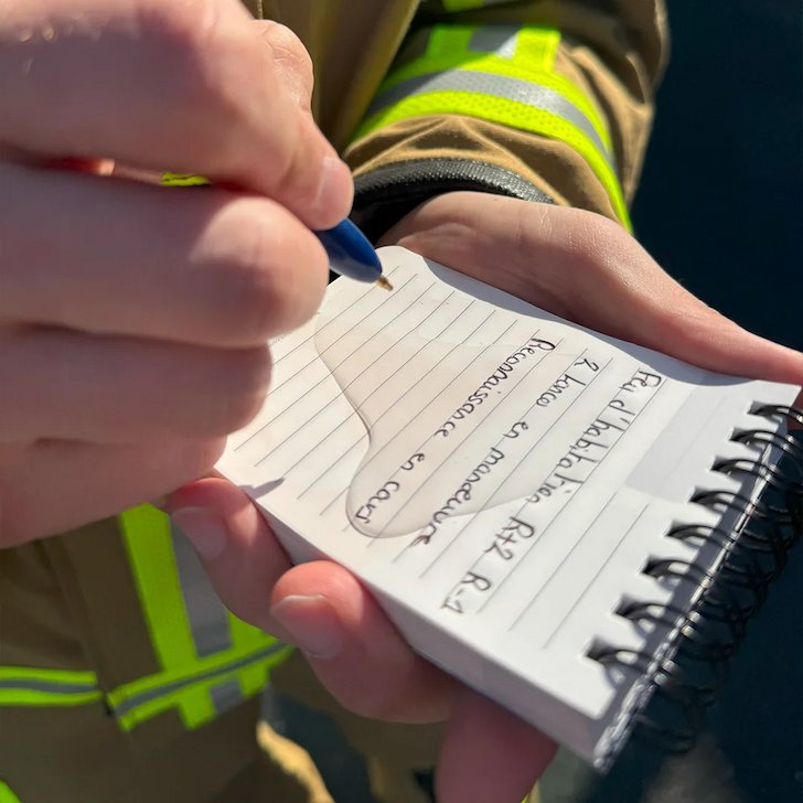 MEMORIS, carnet de notes FIREFIGHT PRODUCT