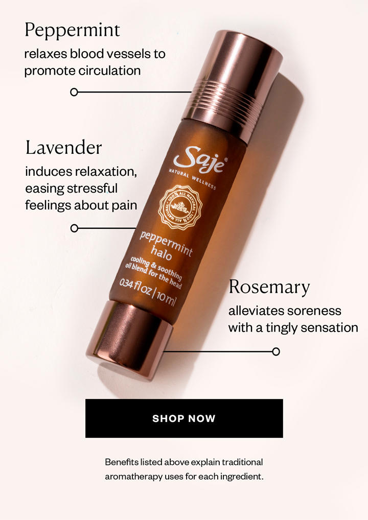 How does peppermint soothe pain? Saje Natural Wellness