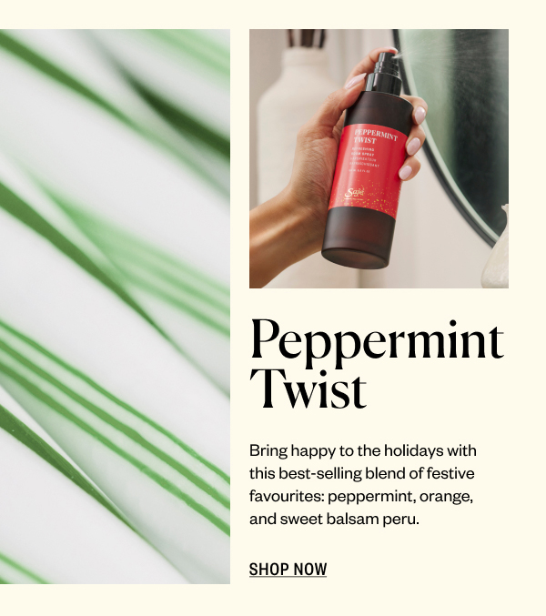 Holiday room sprays are back Saje Natural Wellness