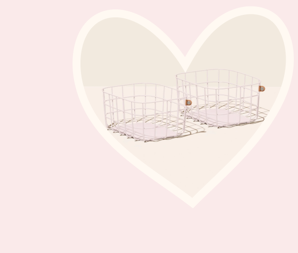 Light Pink Baskets