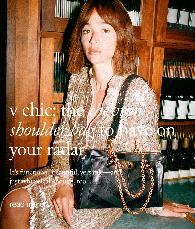 V Chic: The Chevron Shoulder Bag to Have on Your Radar