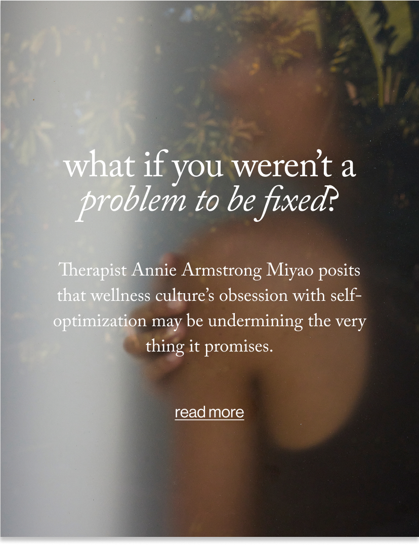 what if you weren’t a problem to be fixed?