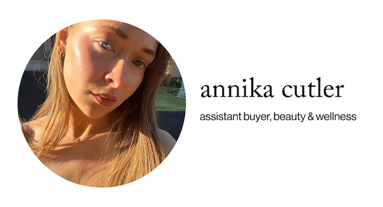 annika cutler, assistant buyer, beauty & wellness