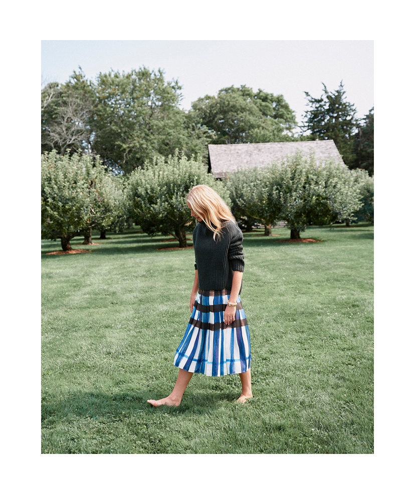 the english country check skirt