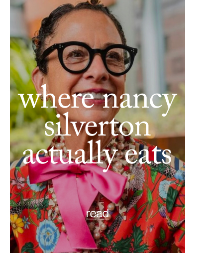 where nancy silverton actually eats