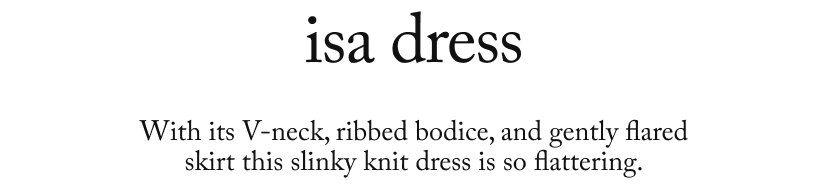 isa dress