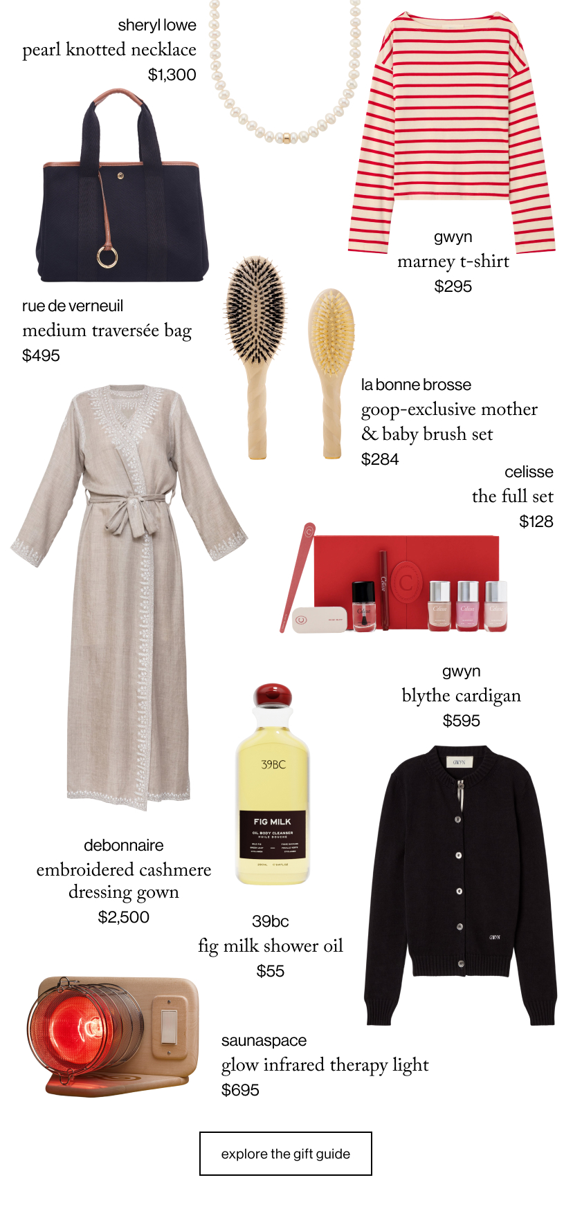 explore the gift guide