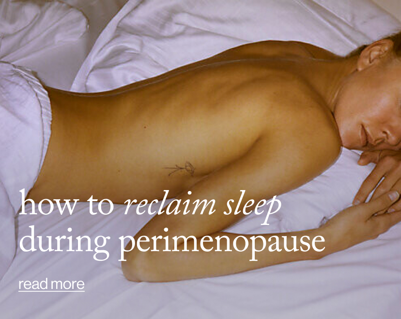 how to reclaim sleep during perimenopause