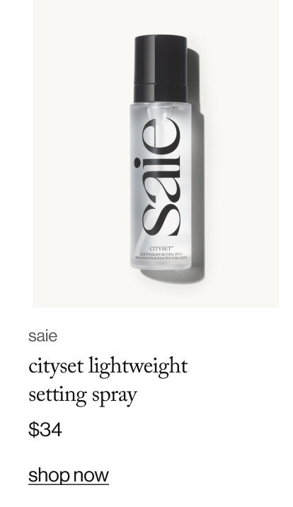 saie cityset lightweight setting spray, $34