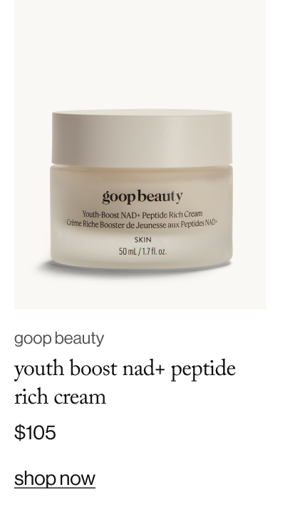 youth boost nad+ peptide rich cream
