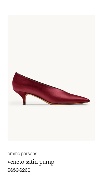 Veneto Satin Pump