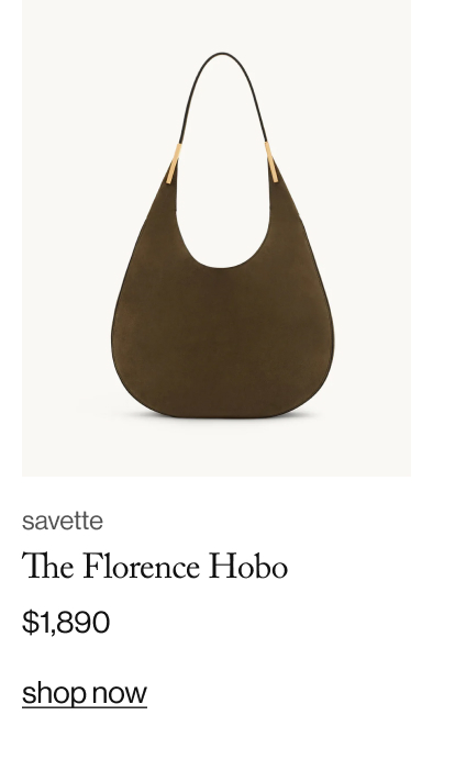 savette the florence hobo, $1,890
