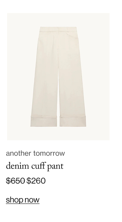 Denim Cuff Pant
