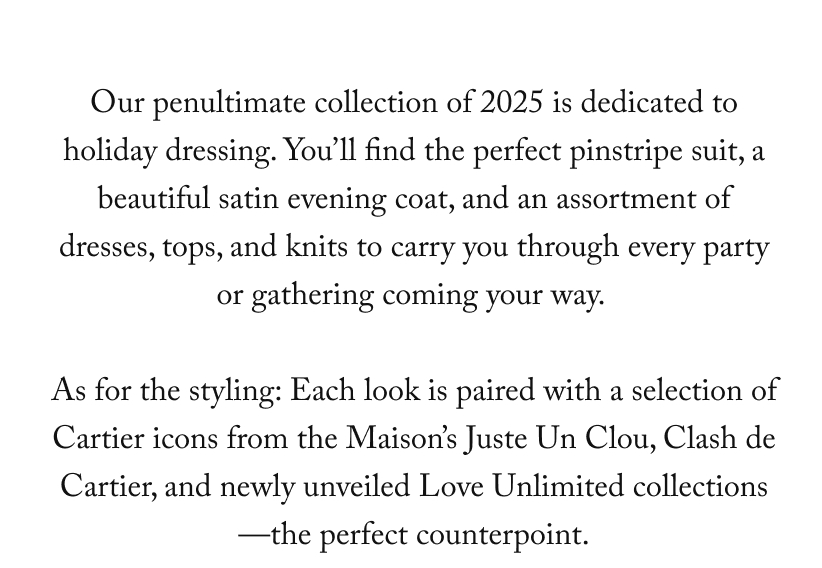 Delivery two of our fall collection builds on the foundation laid last month, with modern silhouettes rendered in superfine cottons, soft Italian cashmere, rich corduroy, and more.