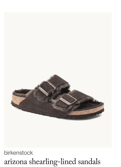 arizona shearling-lined sandals
