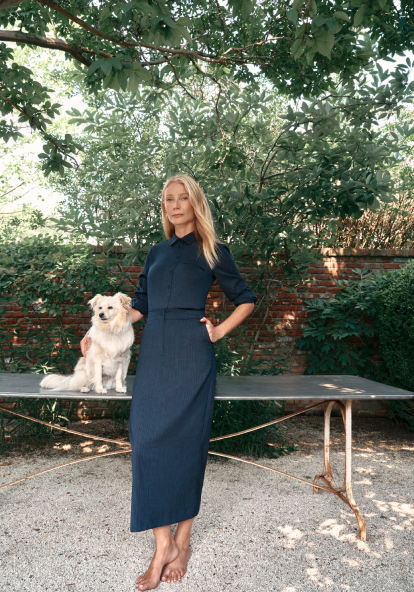 The Executive Pinstripe Skirt