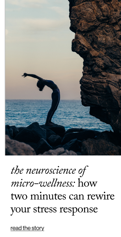 The Neuroscience of Micro-Wellness: How Two Minutes Can Rewire Your Stress Response