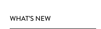 What's New