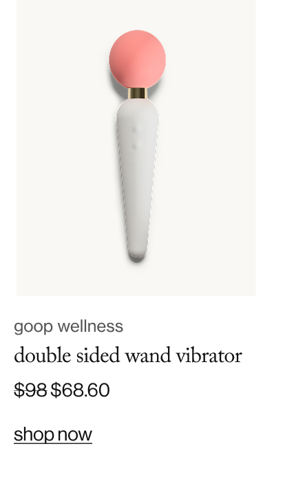 double sided wand vibrator