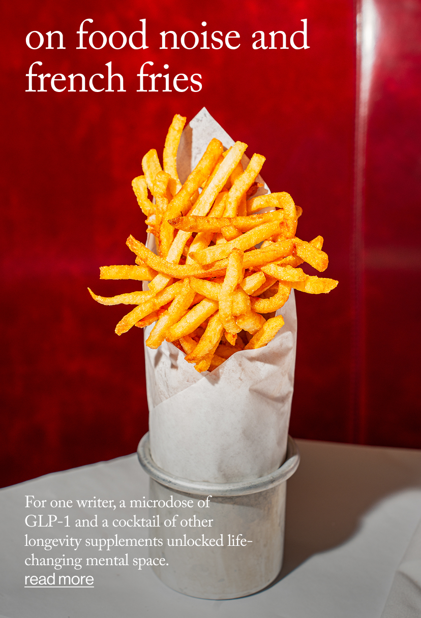 on food noise and french fries