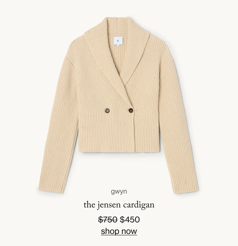 the jensen cardigan
