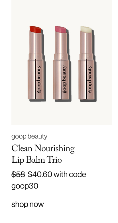 Clean Nourishing  Lip Balm Trio