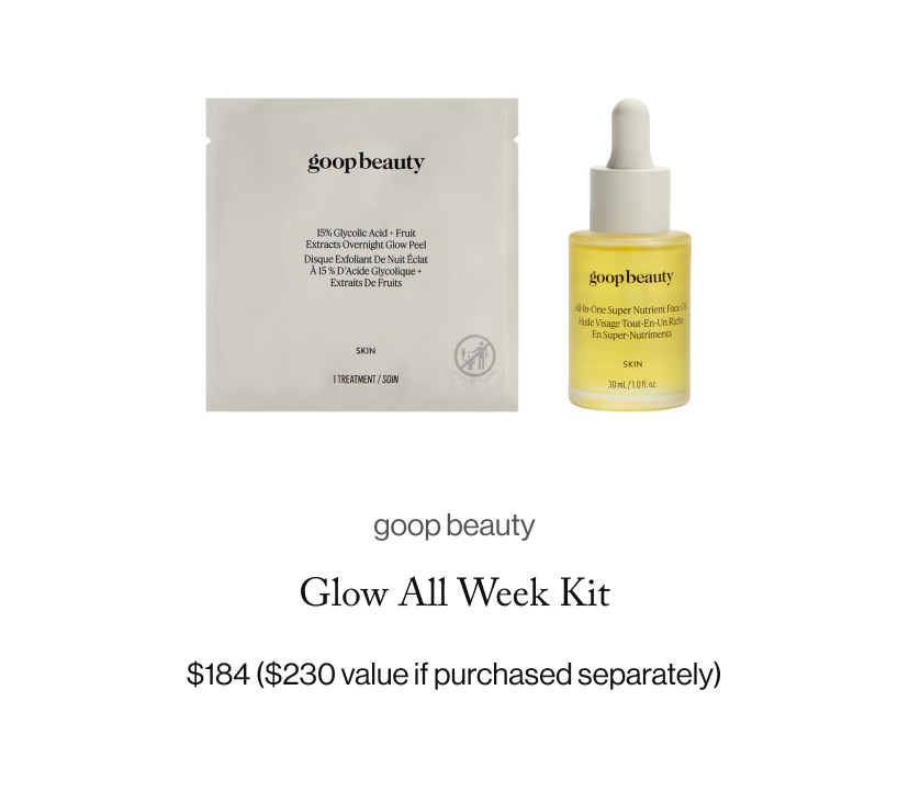 Glow All Week Kit, $184