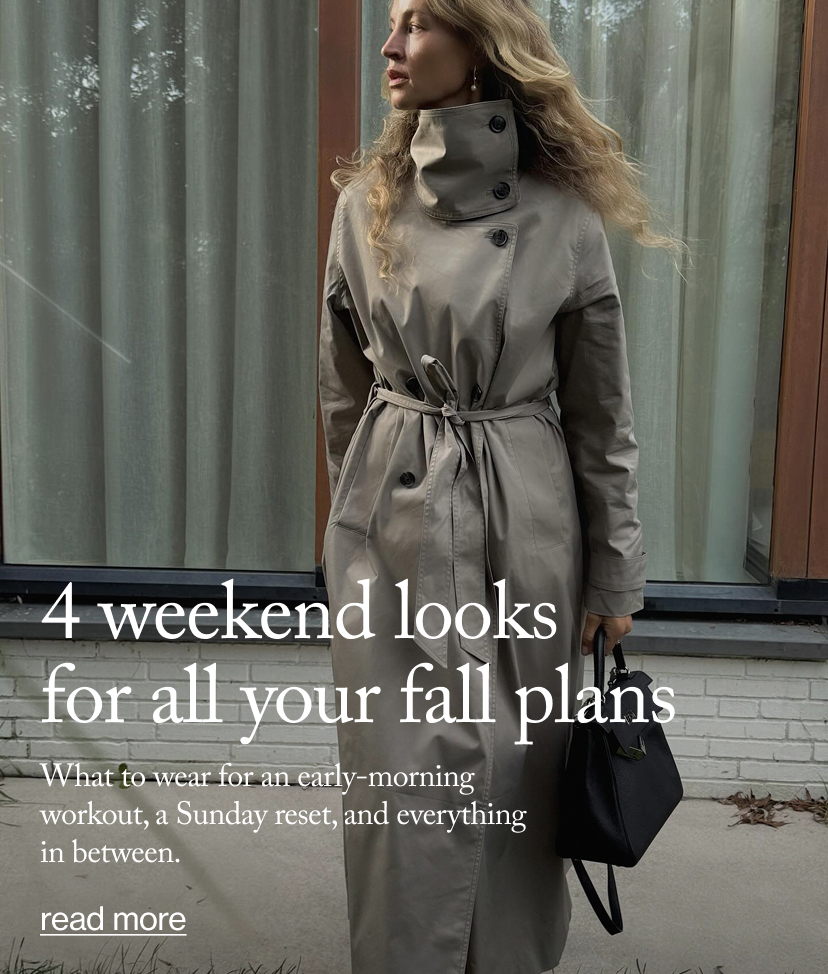 4 Weekend Looks  for All Your Fall Plans