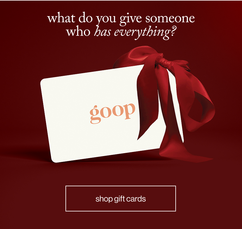 what do you give someone who has everything? 