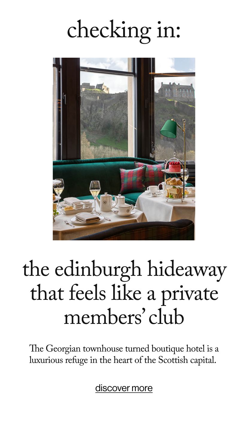 Checking In: The Edinburgh Hideaway That Feels Like a Private Members’ Club