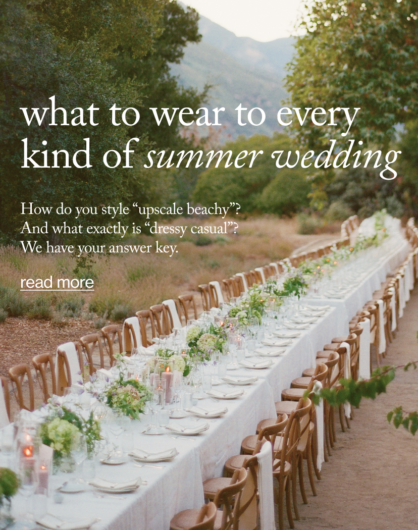 What to Wear to Every kind of summer Wedding 