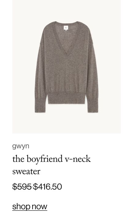 gwyn - the boyfriend v-neck cardigan