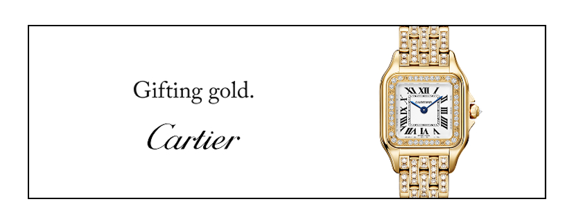 gifting gold. cartier