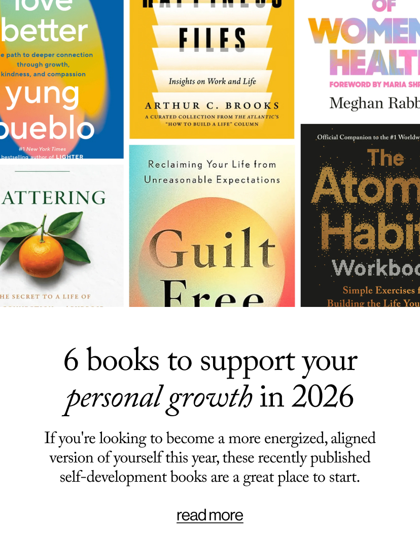 6 books to support your personal growth in 2026
