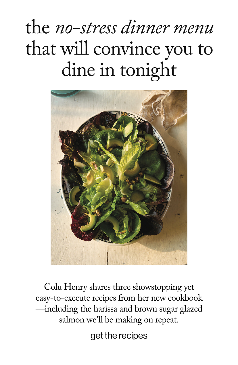 the no-stress dinner menu that will convince you to dine in tonight