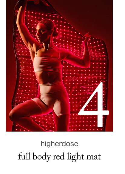 higherdose full body red light mat