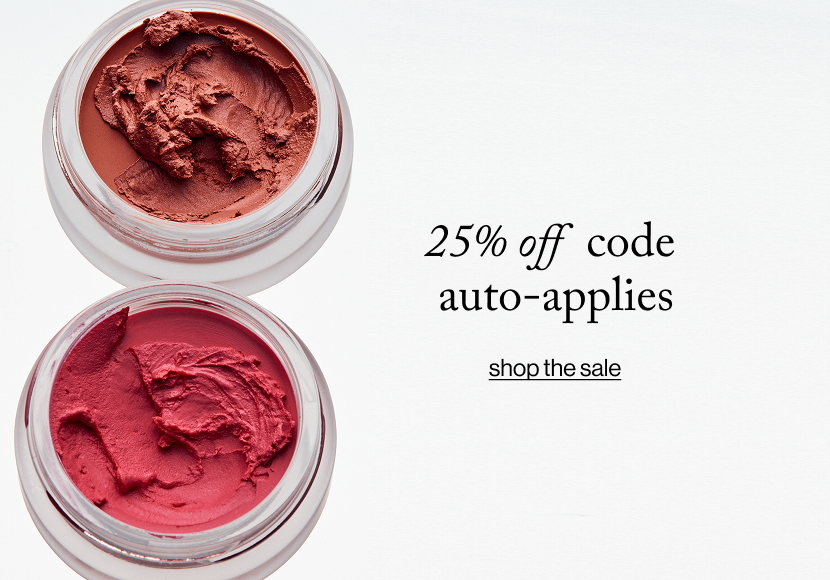 25% off—with code beauty25.*