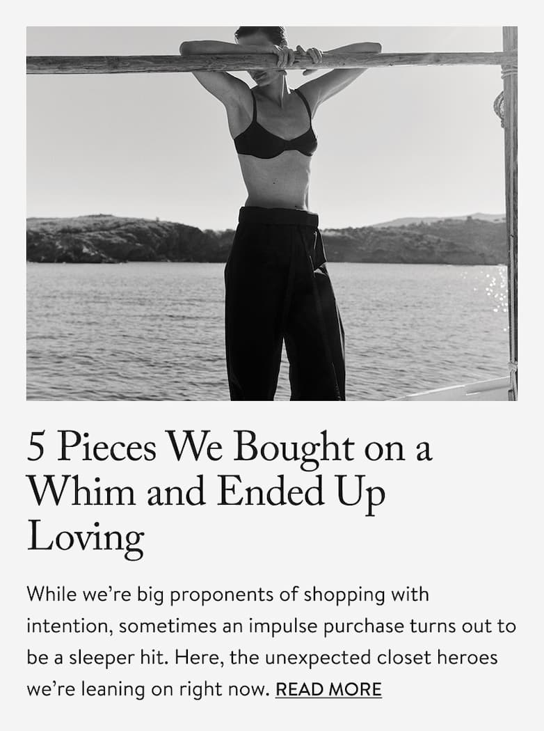 5 Pieces We Bought on a Whim and Ended Up Loving&nbsp;