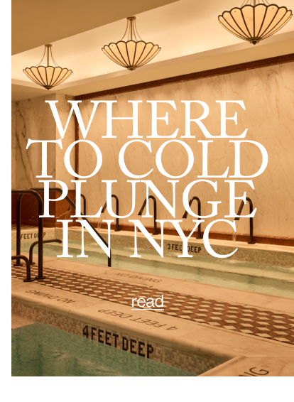 Where to Cold Plunge in NYC