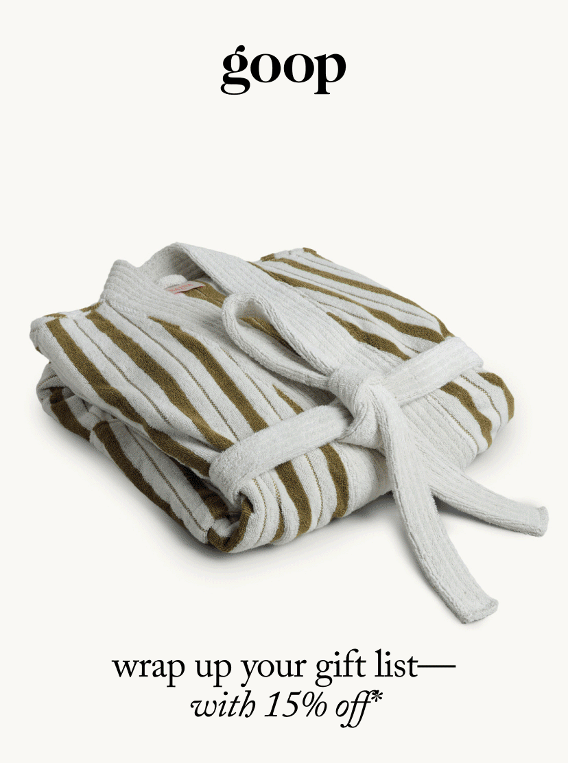 wrap up your gift list—with 15% off*
