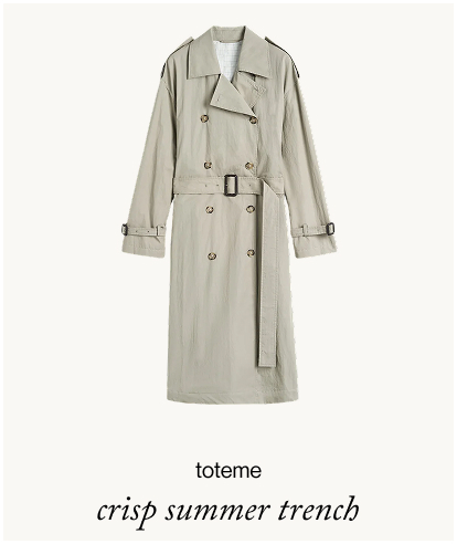 Crisp Summer Trench
